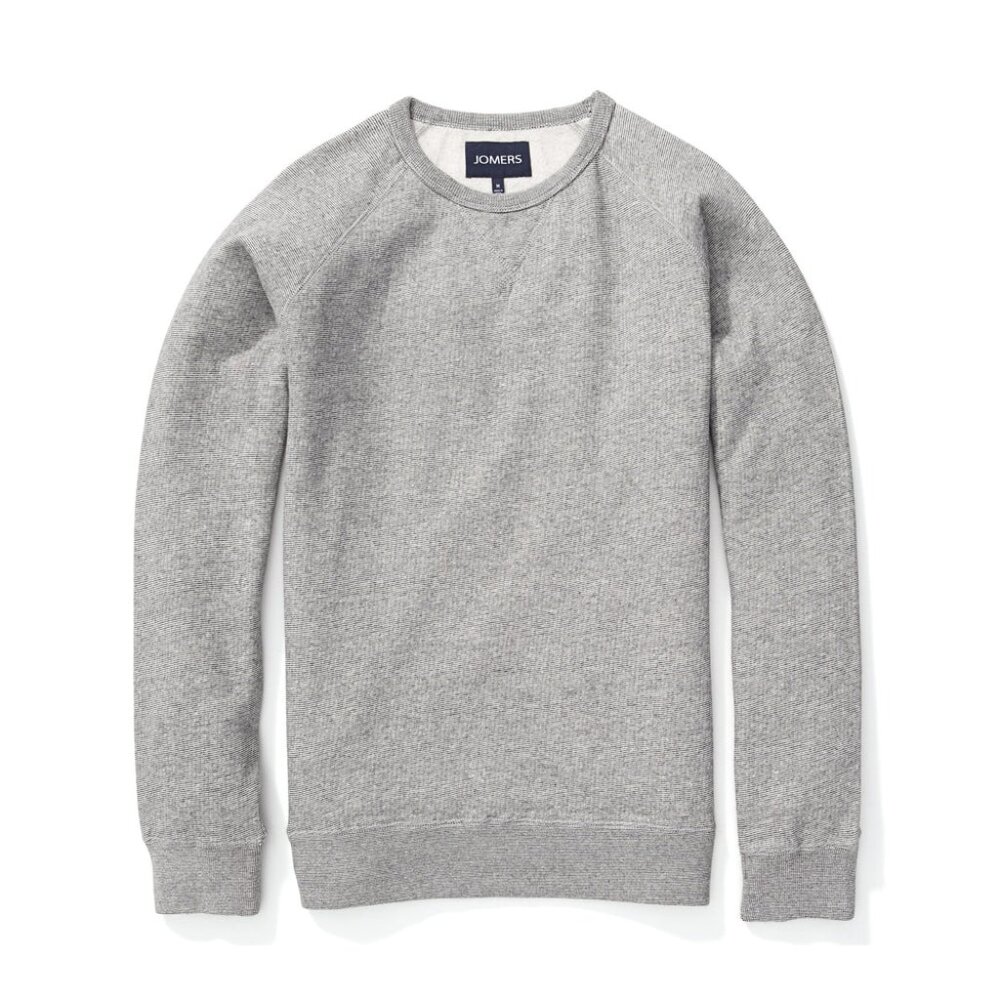 Jomers Fleece Sweatshirt Textured Gray Large L
